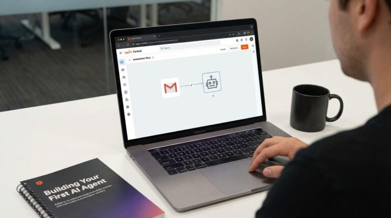 Building Your First AI Agent: How to Automate Your Email Inbox with Zapier Central.