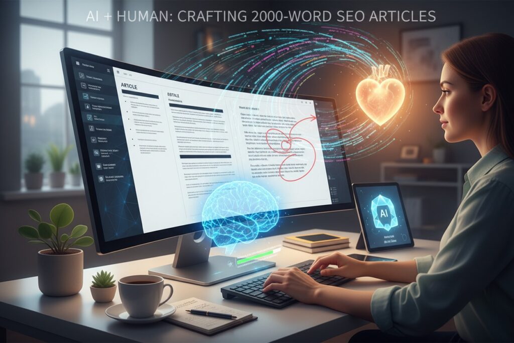 How to Use AI to Write 2,000-Word SEO Articles that Still Feel Human