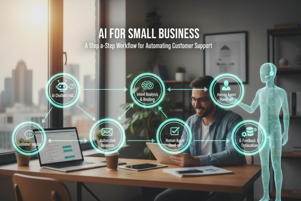 AI for Small Business: A Step-by-Step Workflow for Automating Customer Support