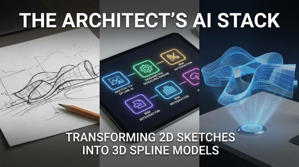 The Architect’s AI Stack: Transforming 2D Sketches into 3D Spline Models
