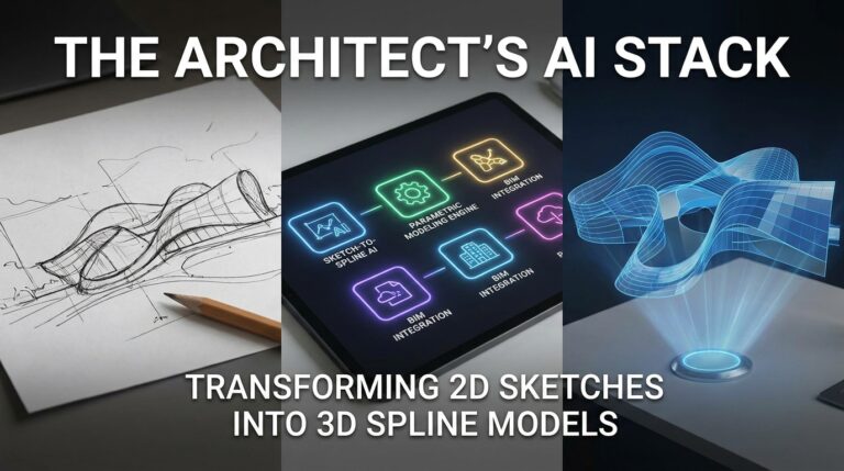 The Architect’s AI Stack: Transforming 2D Sketches into 3D Spline Models