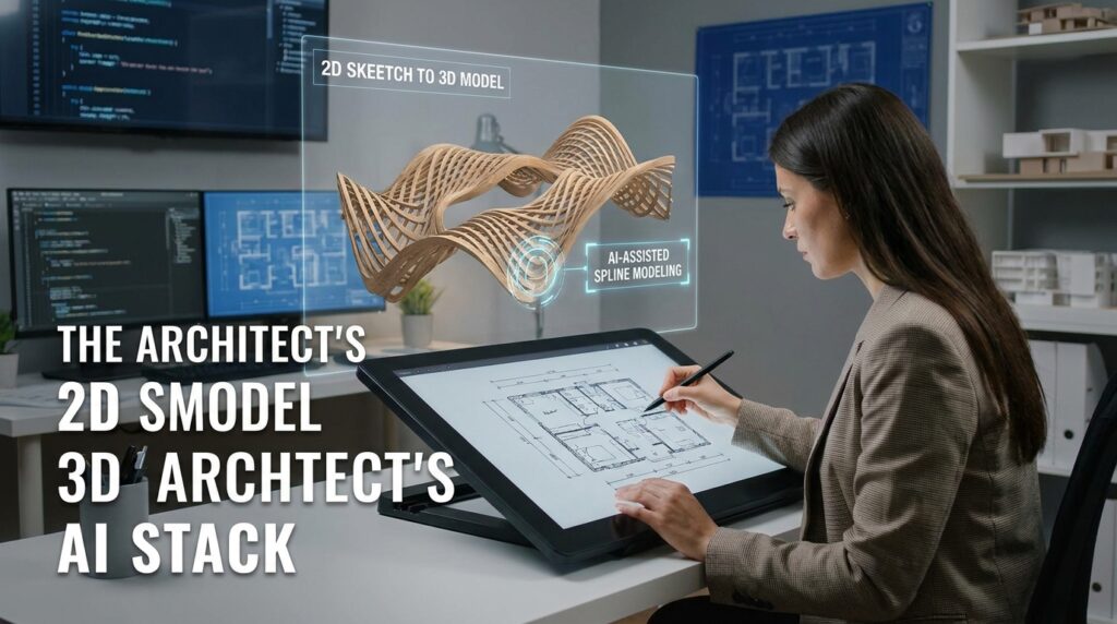 The Architect’s AI Stack: Transforming 2D Sketches into 3D Spline Models