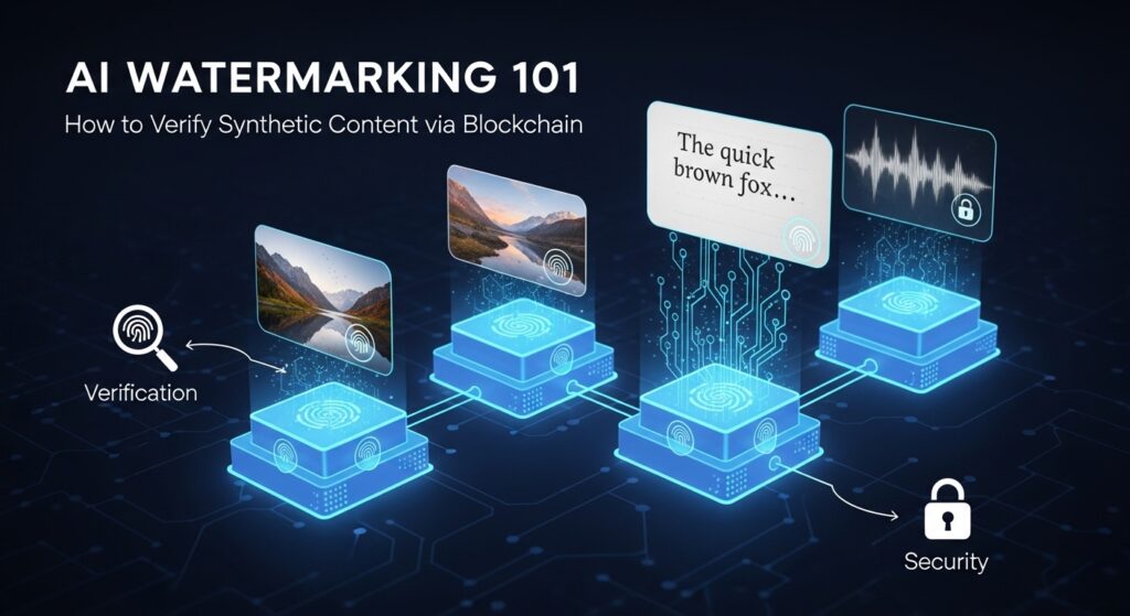 AI "Watermarking" 101: How to Verify Synthetic Content via Blockchain