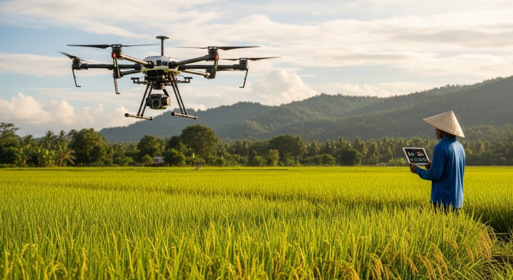 Precision Agriculture: How AI Drones are Optimizing Crop Yields in SE Asia