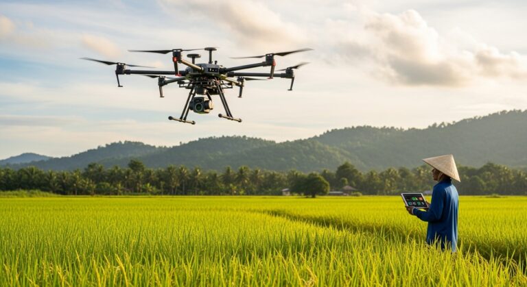 Precision Agriculture: How AI Drones are Optimizing Crop Yields in SE Asia