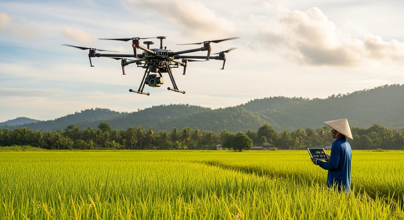 Precision Agriculture: How AI Drones are Optimizing Crop Yields in SE Asia