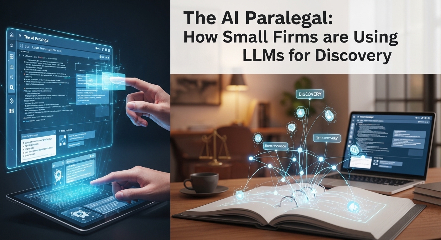The AI Paralegal: How Small Law Firms are Using LLMs for Discovery