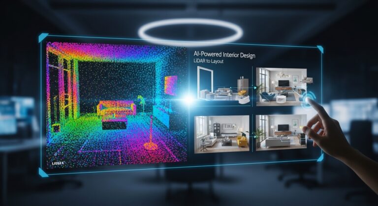 AI-Powered Interior Design: From LiDAR Room Scans to 3D Furniture Layouts