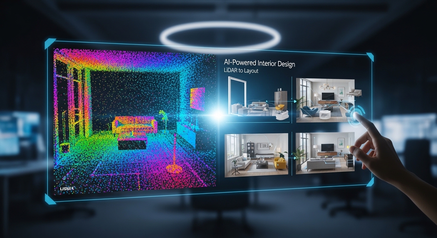 AI-Powered Interior Design: From LiDAR Room Scans to 3D Furniture Layouts