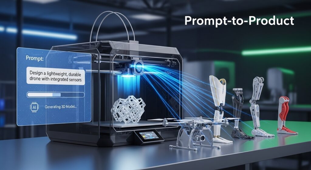 The Future of "Prompt-to-Product": Using AI for 3D Printing and Rapid Prototyping