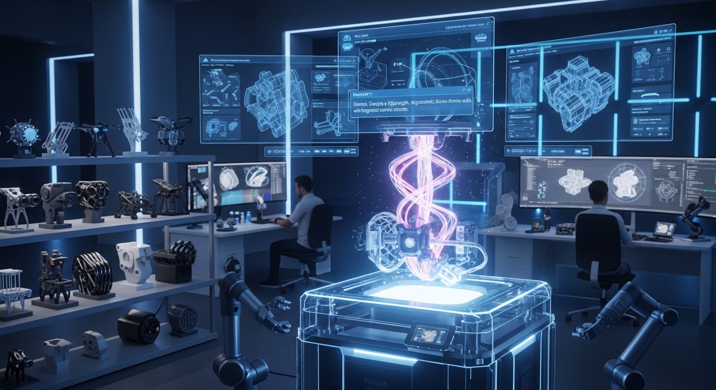 The Future of "Prompt-to-Product": Using AI for 3D Printing and Rapid Prototyping