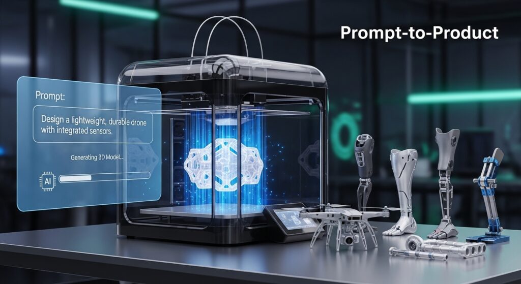 The Future of "Prompt-to-Product": Using AI for 3D Printing and Rapid Prototyping