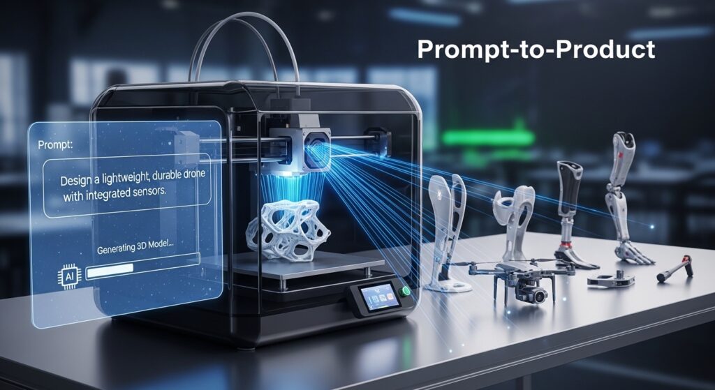 The Future of "Prompt-to-Product": Using AI for 3D Printing and Rapid Prototyping