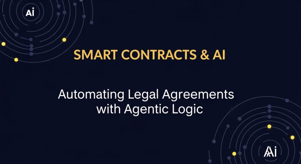 Smart Contracts & AI: Automating Legal Agreements with Agentic Logic