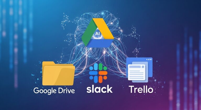 Cross-Platform Automation: Syncing Google Drive, Slack, and Trello with AI