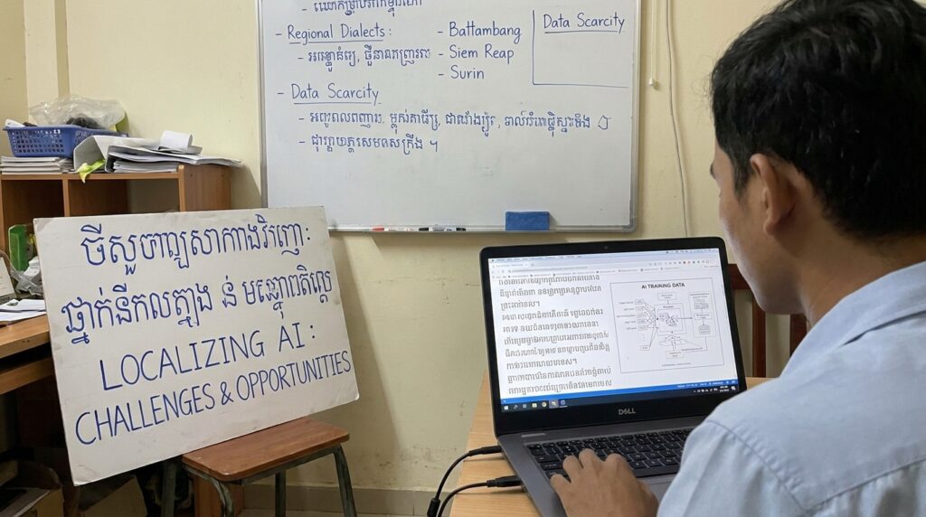 Localizing AI: The Challenges of Training Models on Khmer and Regional Dialects