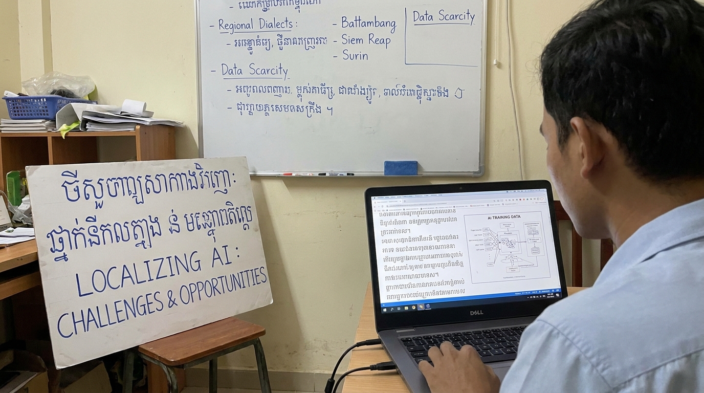 Localizing AI: The Challenges of Training Models on Khmer and Regional Dialects