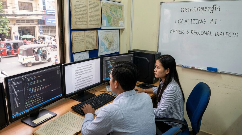 Localizing AI: The Challenges of Training Models on Khmer and Regional Dialects