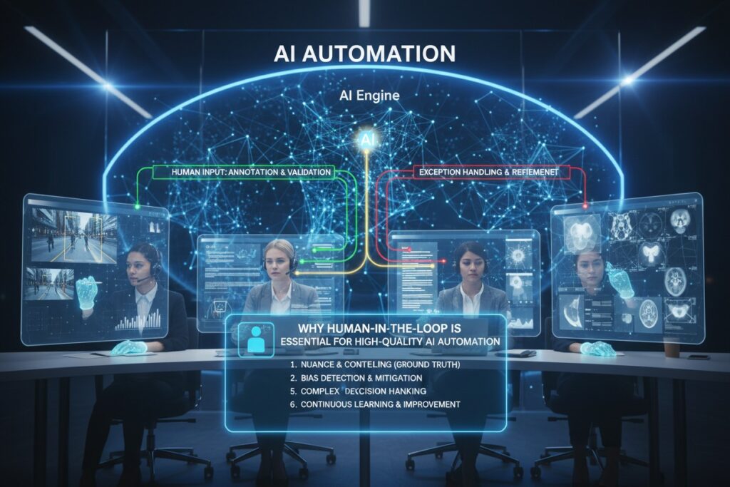 Why "Human-in-the-Loop" is Essential for High-Quality AI Automation