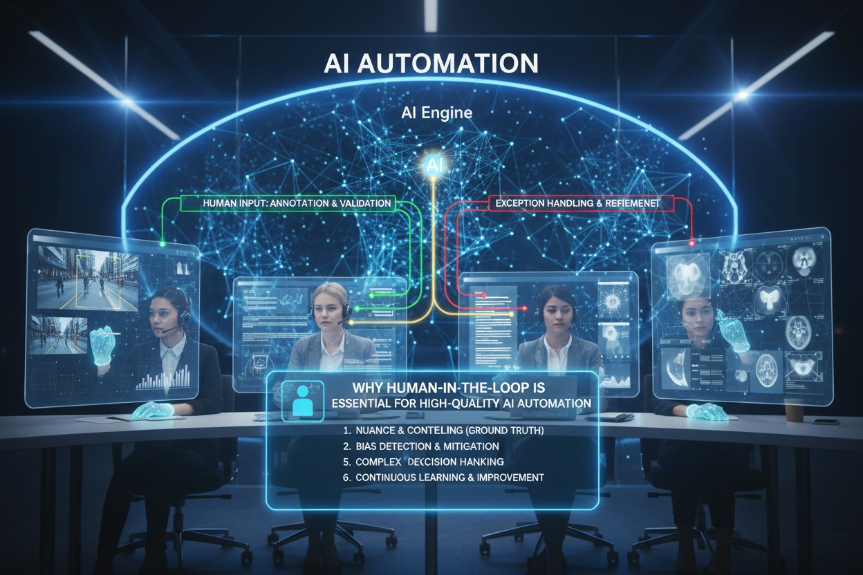 Why "Human-in-the-Loop" is Essential for High-Quality AI Automation