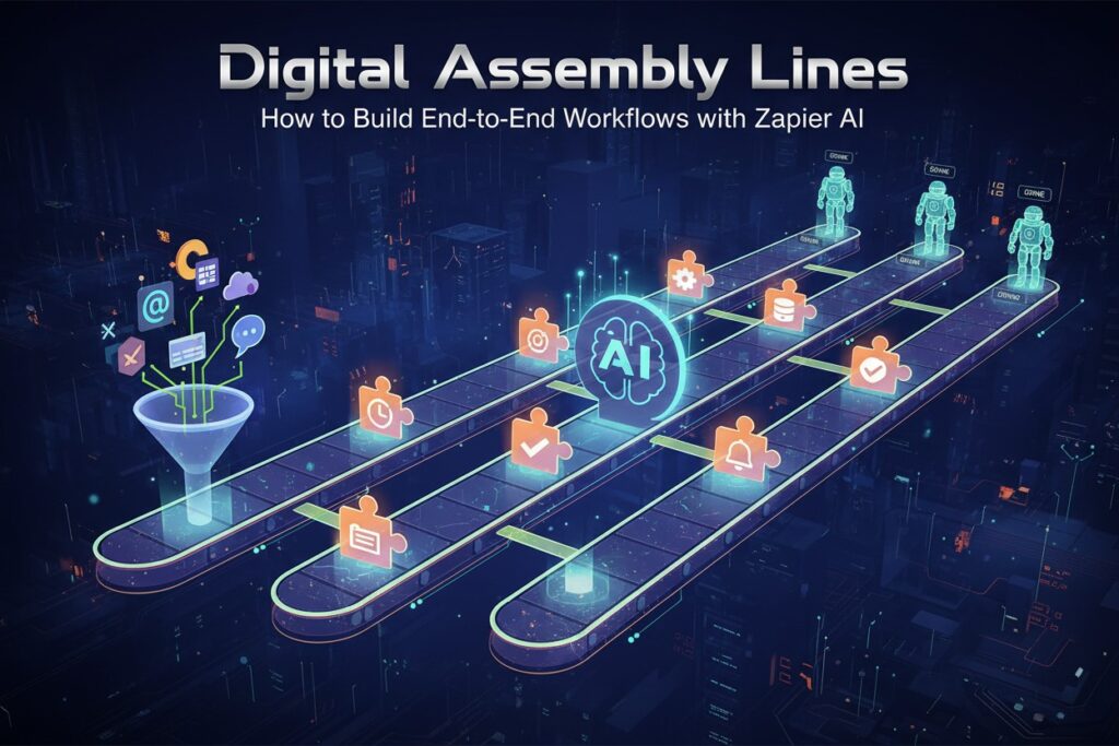 Digital Assembly Lines: How to Build End-to-End Workflows with Zapier AI